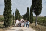 Beautiful houses, grape fields & cedars – A Family Photoshoot in Tuscany