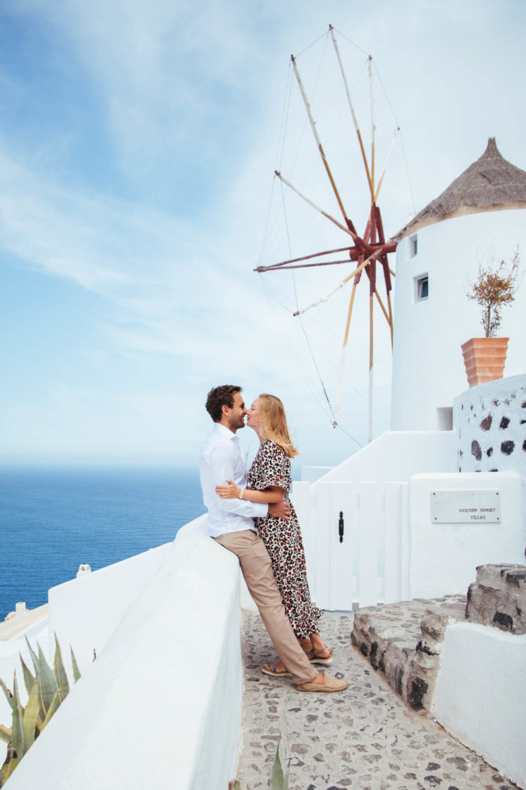 Santorini Proposal Ideas And How To Hire A Secret Photographer