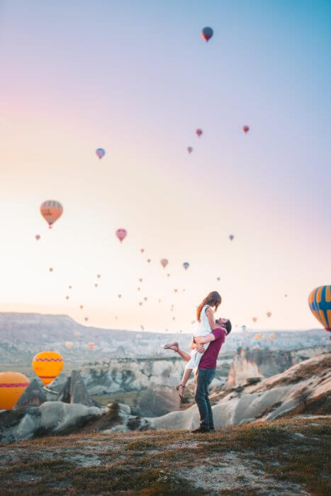 hot air balloon proposal