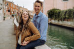 As seen on the photoshoot for a marriage proposal in Venice