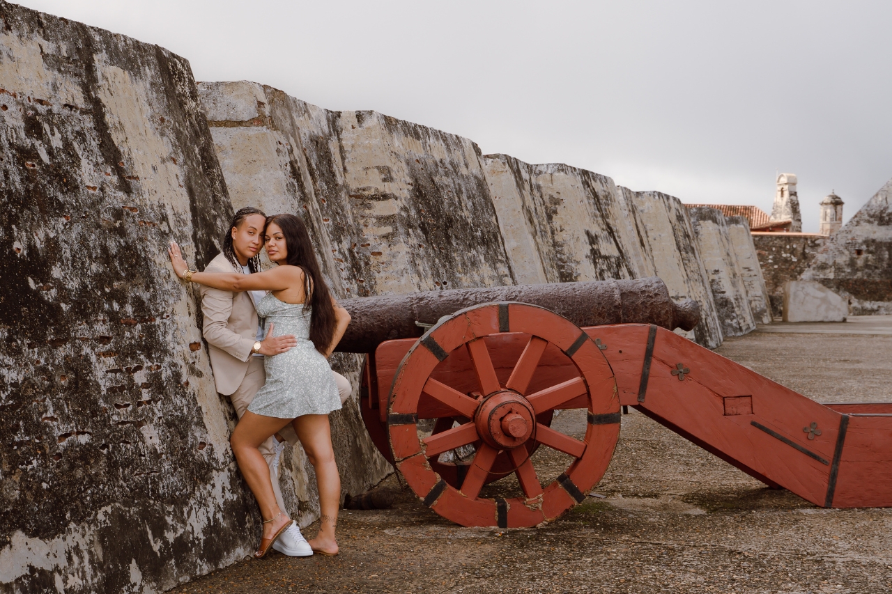 featured photo spot in Cartagena for proposals photo shoots