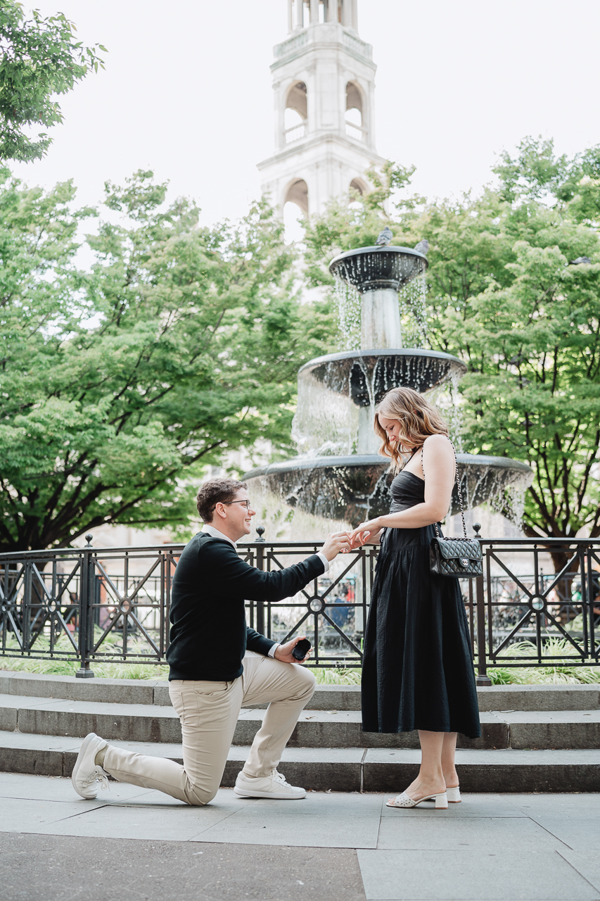 hire a proposal photograhper in New York City