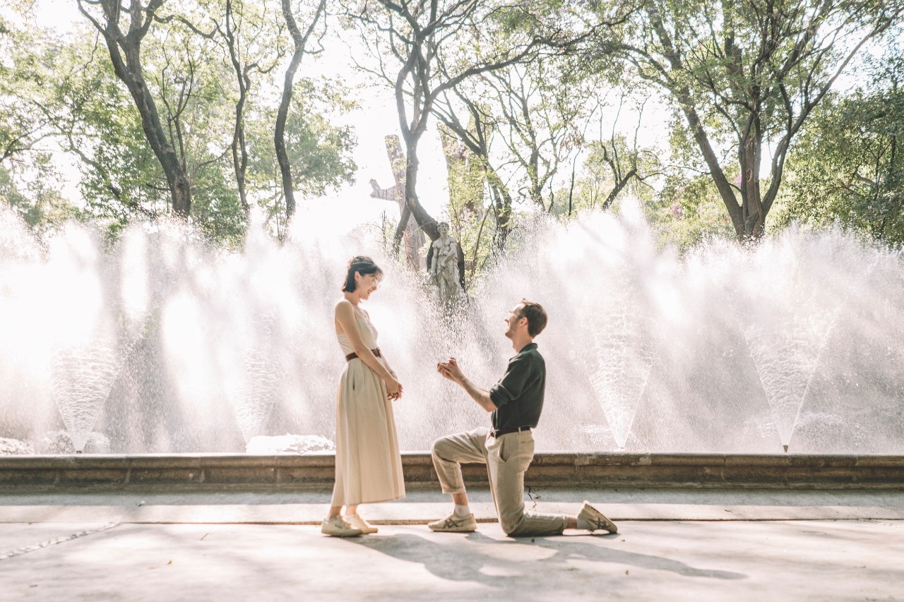 hire a proposal photograhper in Mexico City