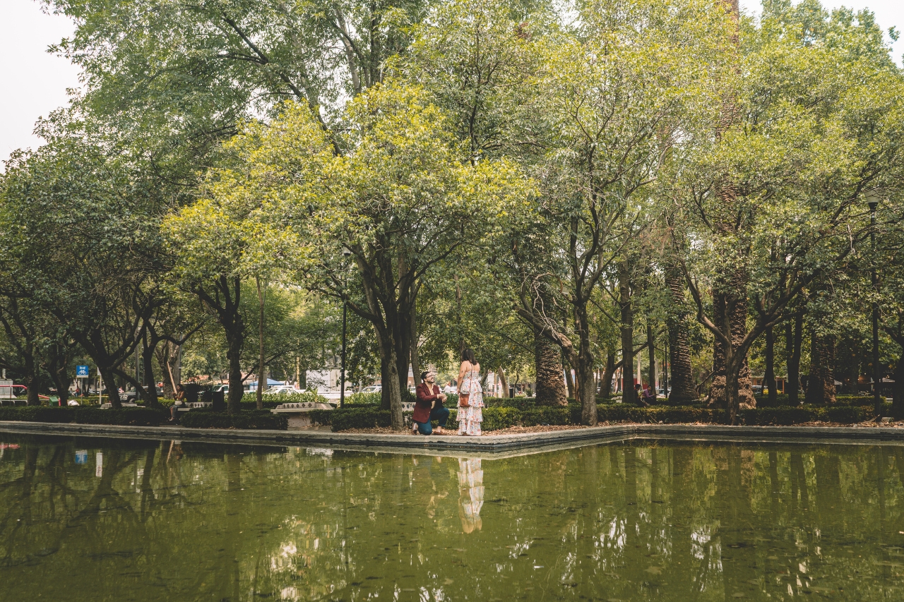 featured photo spot in Mexico City for proposals photo shoots