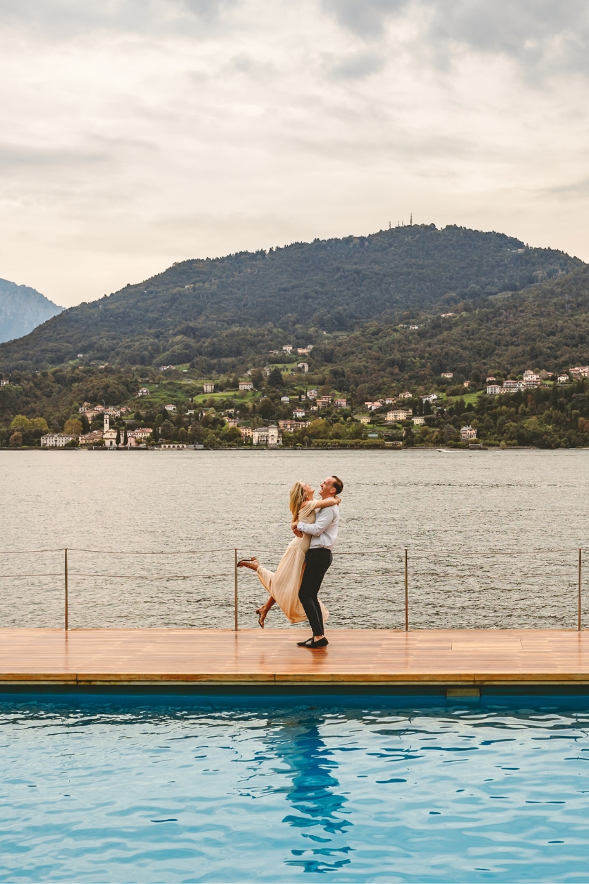 featured photo spot in Lake Como for proposals photo shoots gallery