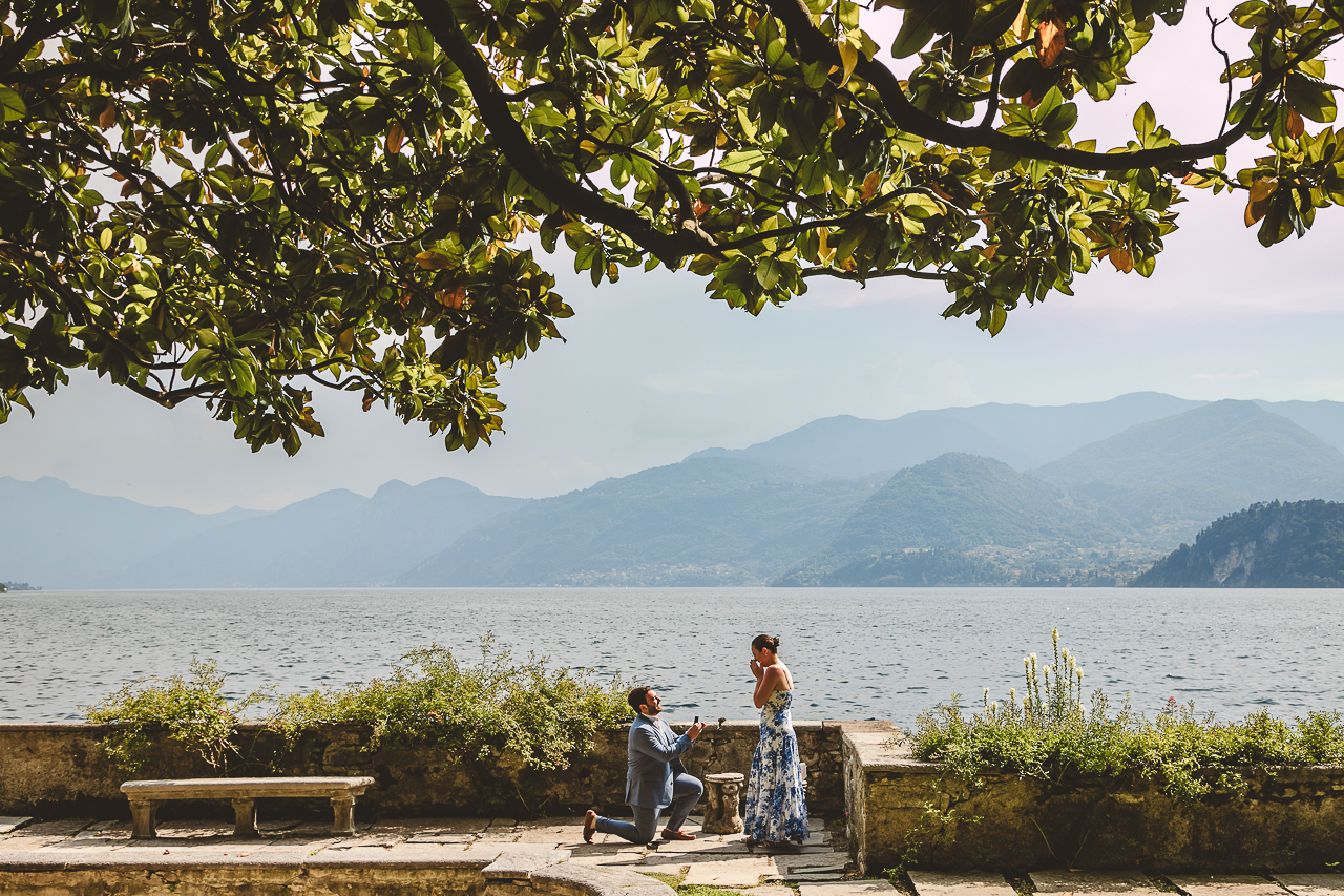 featured photo spot in Lake Como for proposals photo shoots