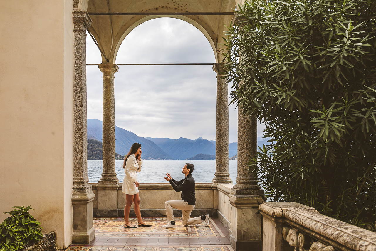 featured photo spot in Lake Como for proposals photo shoots