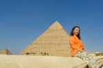 Graduation Photoshoot in Cairo at the Pyramids of Giza