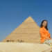 Graduation Photoshoot in Cairo at the Pyramids of Giza